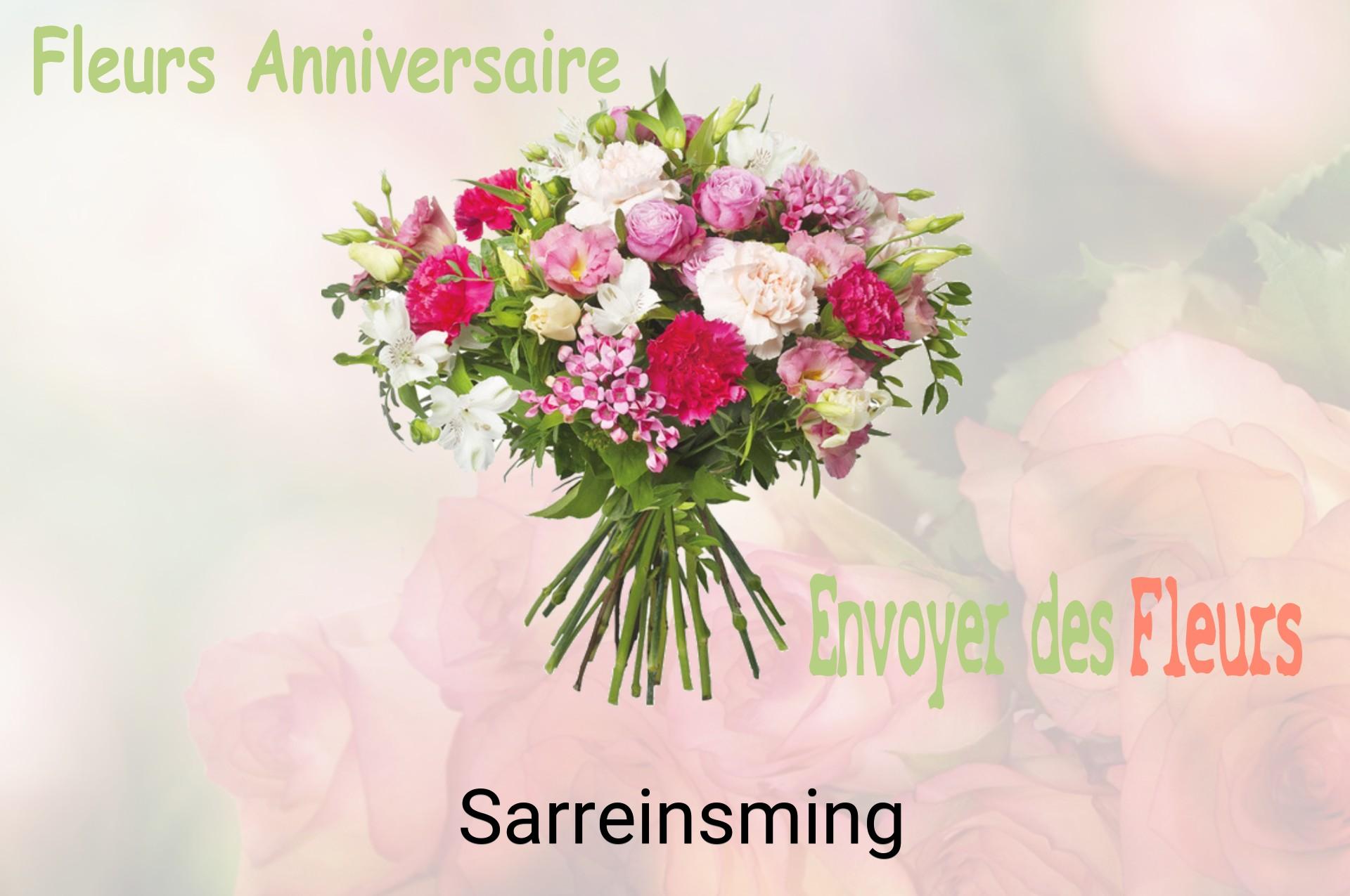 Bouquet de fleurs d’anniversaire livré à Sarreinsming